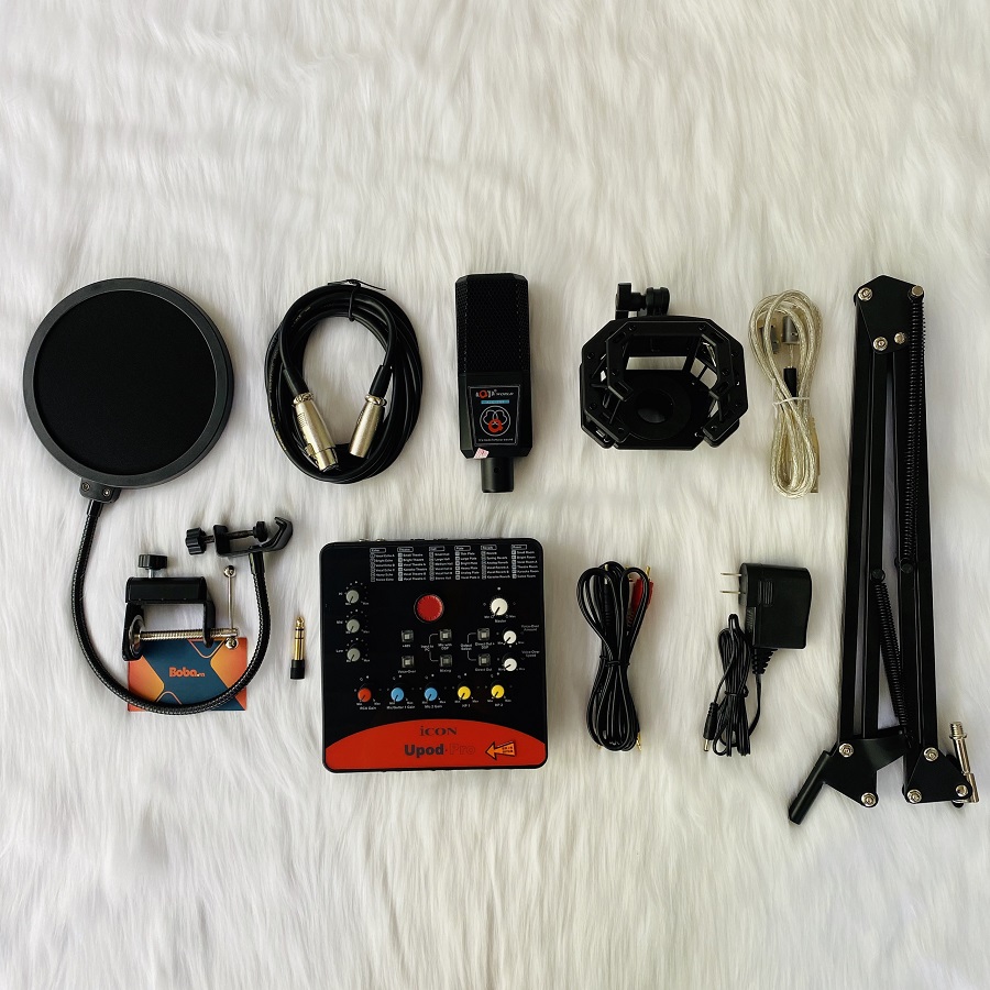 Bộ thu âm chuyên nghiệp AQTA ALC-280 Soundcard Upod Pro - 72 hiệu ứng